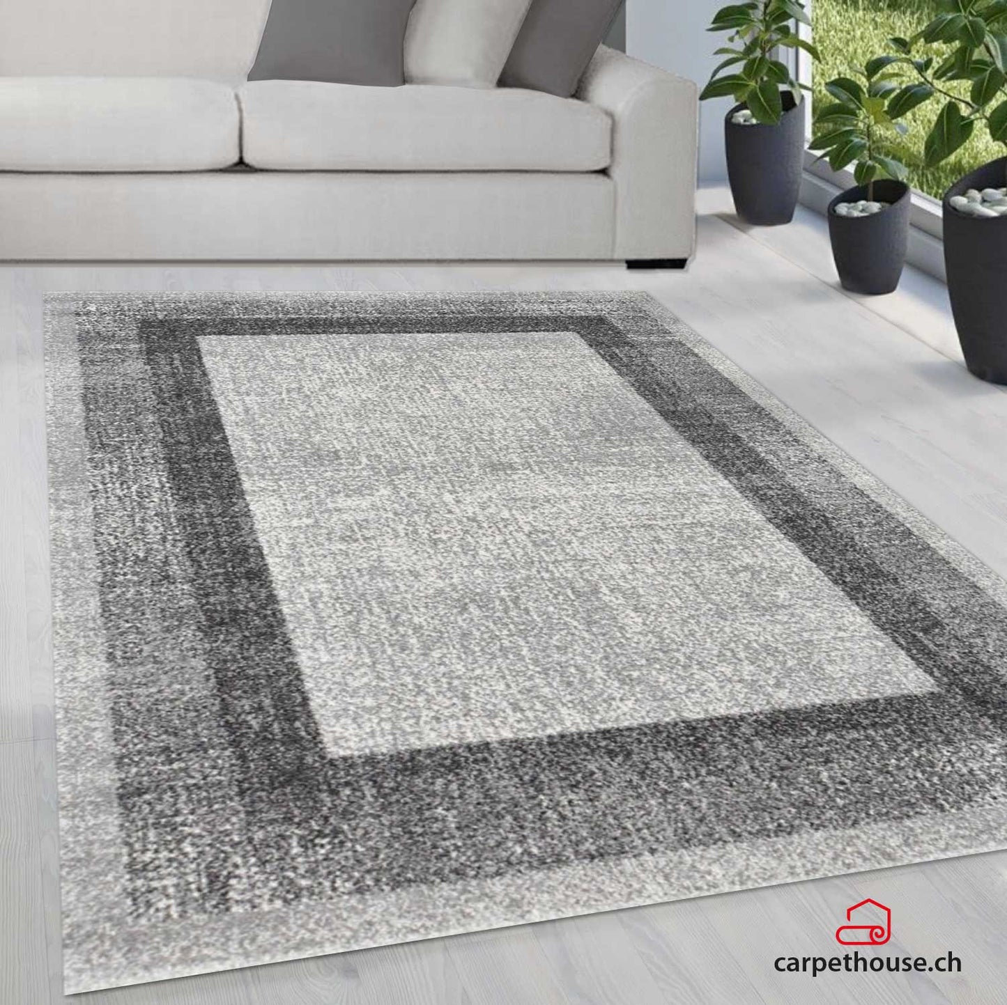 Merinos Chester Teppich 1215 95-grau