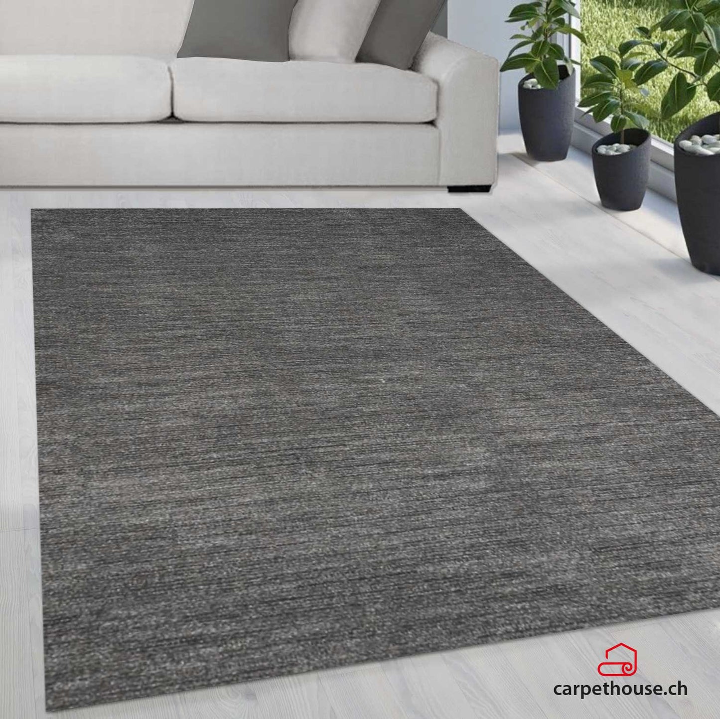 Merinos Chester Teppich 1216 995 Antracite