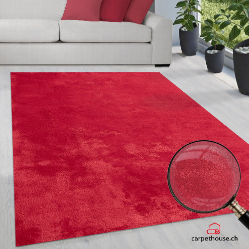 Teppich Hochflor Loft 37 10 Red