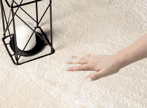 Teppich Hochflor Loft 37 70 Beige