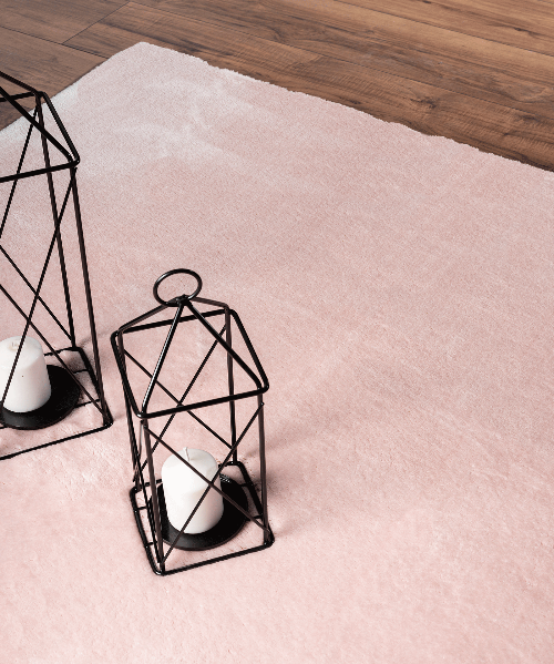 Teppich Hochflor Loft 37 55-Rose