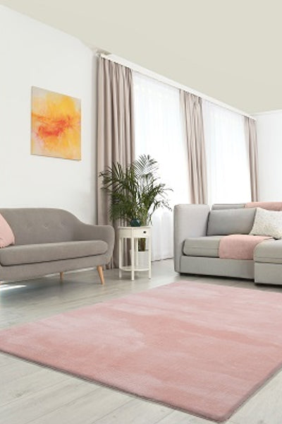 Teppich Hochflor Loft 37 55-Rose
