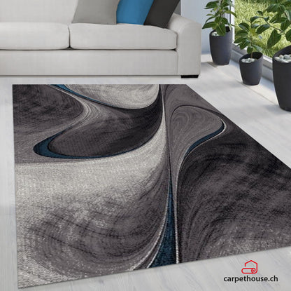 Teppich »BRILLIANCE« 662 930 Grau-Türkis