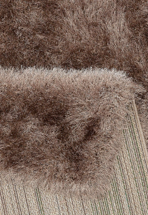 Weicher Moderner Glanz Hochflorteppich Teppich, 411 Lurex 70-Beige