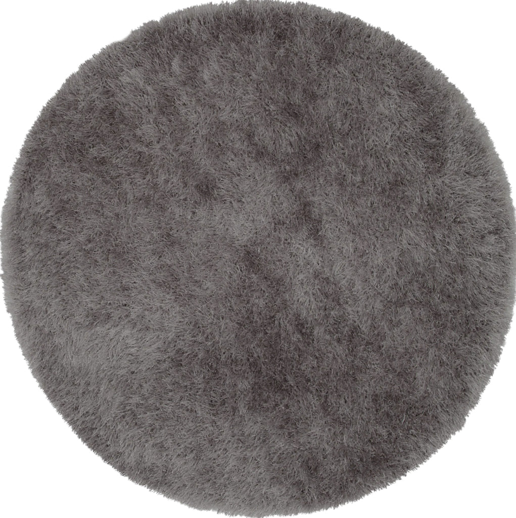 Weicher Moderner Glanz Hochflorteppich Teppich, 411 Lurex 95-Grey