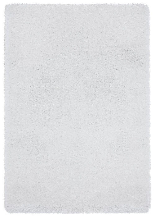 Weicher Moderner Glanz Hochflorteppich Teppich, 411 Lurex 60-weiss