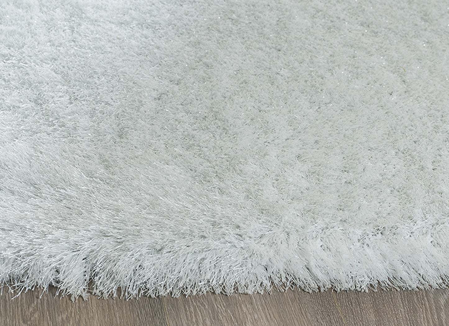 Weicher Moderner Glanz Hochflorteppich Teppich, 411 Lurex 60-weiss