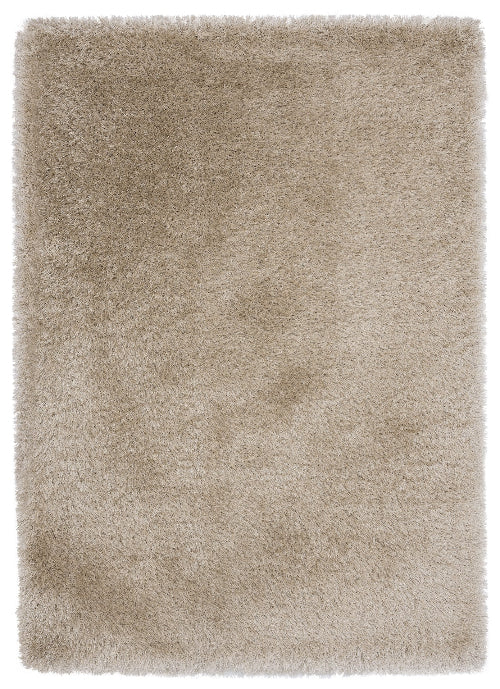 Weicher Moderner Glanz Hochflorteppich Teppich, 411 Lurex 65-Sand