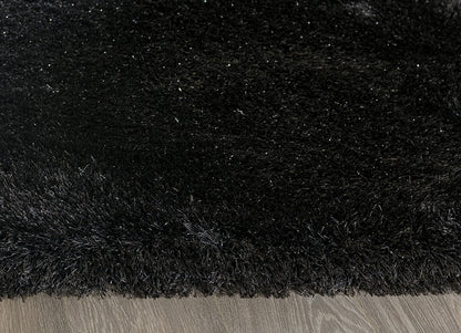 Weicher Moderner Glanz Hochflorteppich Teppich, 411 Lurex 900-Anthracite