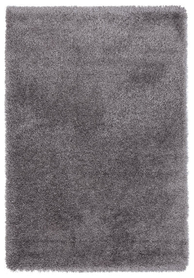 Weicher Moderner Glanz Hochflorteppich Teppich, 411 Lurex 95-Grey