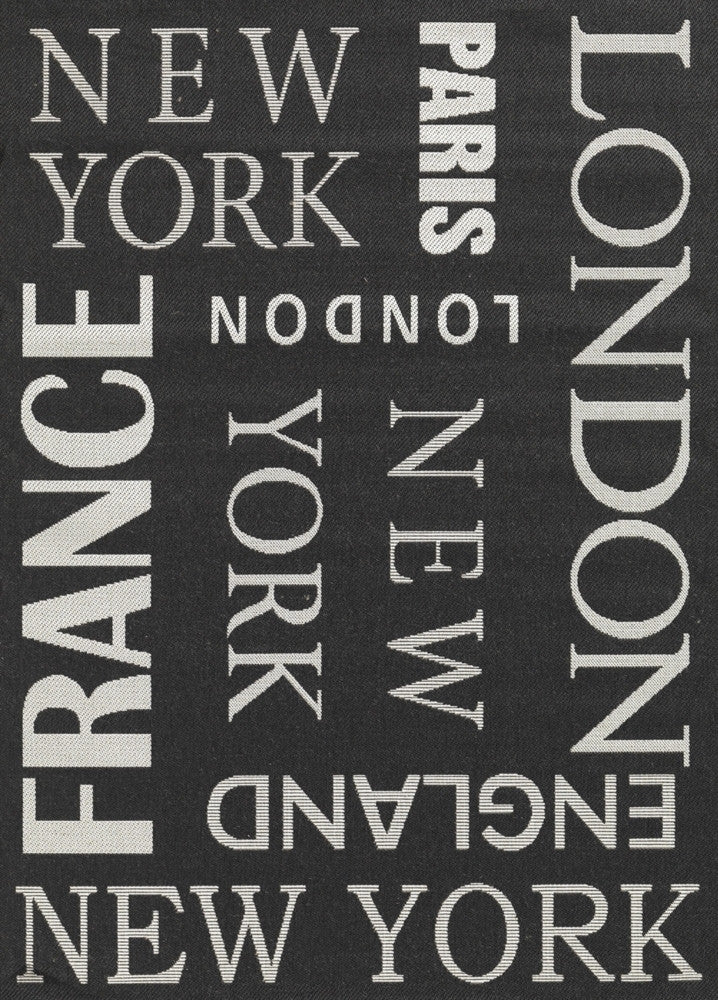 Indoor & Outdoor Kurzflorteppich Black – Maestro