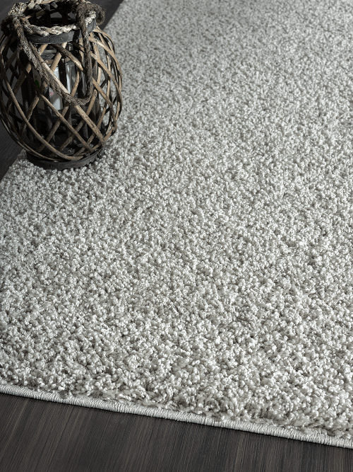 Teppich Soli Shaggy - Waschbares Hochflor Teppich, 8010 95-Grey