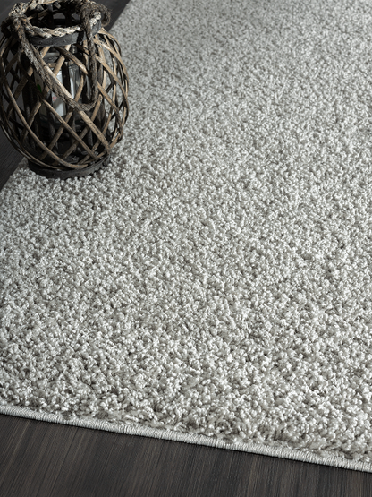 Teppich Soli Shaggy - Waschbares Hochflor Teppich, 8010 95-Grey