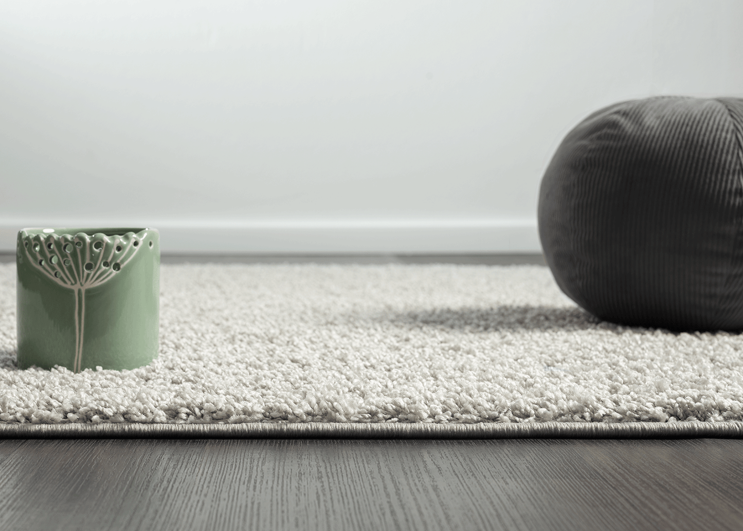 Teppich Soli Shaggy - Waschbares Hochflor Teppich, 8010 95-Grey