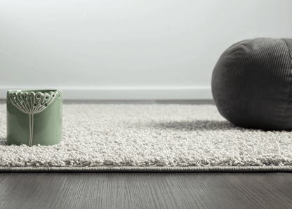 Teppich Soli Shaggy - Waschbares Hochflor Teppich, 8010 95-Grey