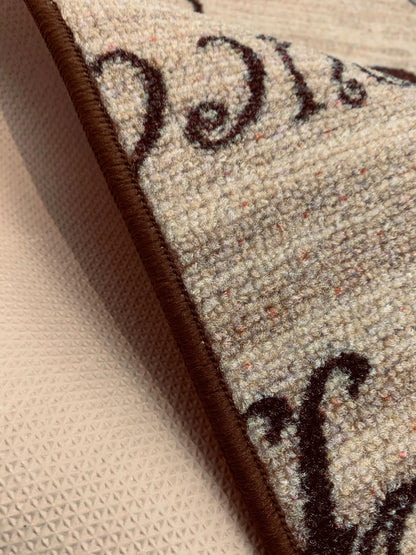 Waschbarer Küchenläufer 113 Coffee Beige