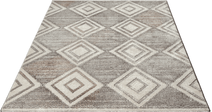 Sirena Moderner Designer Teppich, 56065 110-Grey