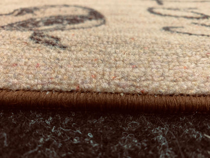 Waschbarer Küchenläufer 113 Coffee Beige