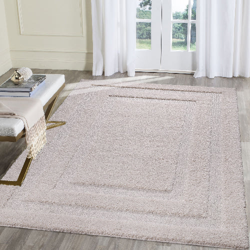 Sanat Hochflor-Teppich Luxus 3501-Cream