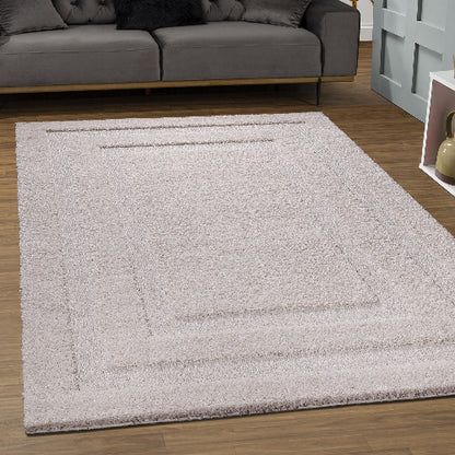 Sanat Hochflor-Teppich Luxus 3501-Cream