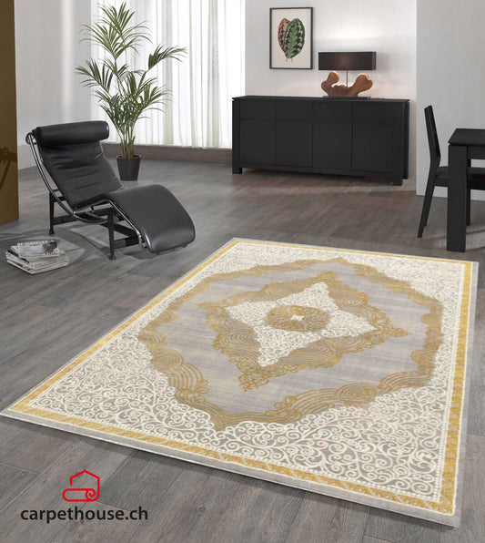 Teppich, Elite 23045 957-Gold