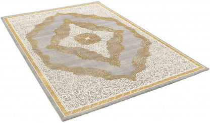 Teppich, Elite 23045 957-Gold