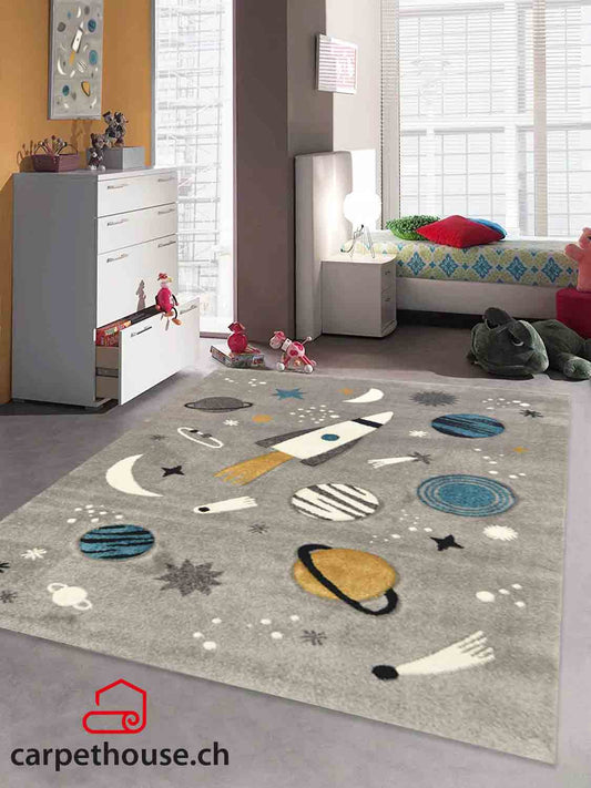 Kinderteppich Teppich Indigo Kids, 22611 95-Grey