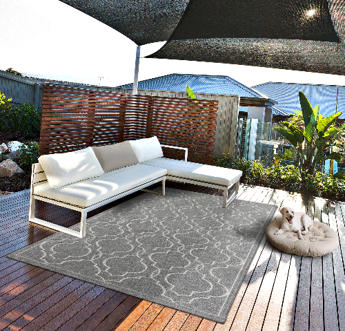 Teppich Tenerife Plus, In- & Outdoor Teppich, 54090 95-Grey