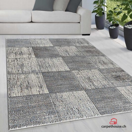 Sirena Moderner Designer Teppich, 56067 110-Grey