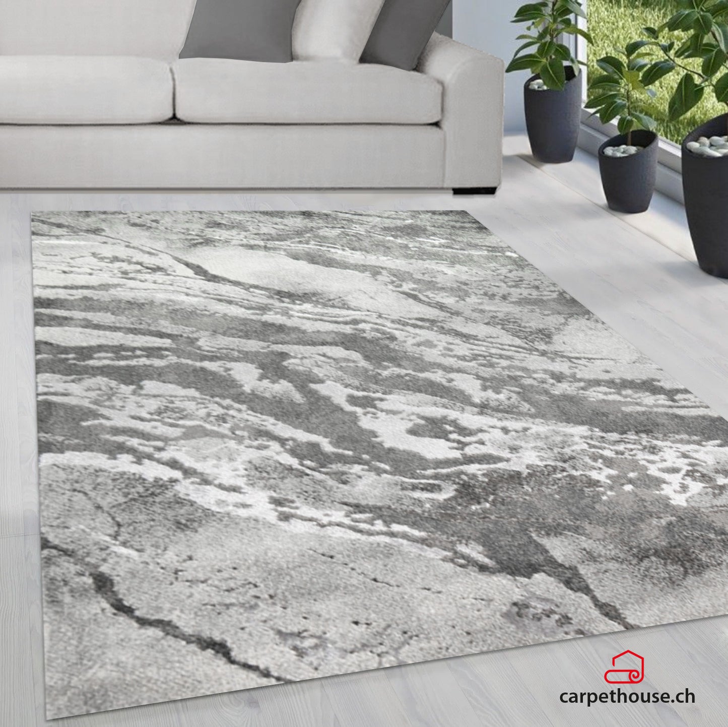 Teppich Marvellous 28066 95-Grey