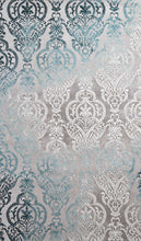 Lade das Bild in den Galerie-Viewer, Merinos Teppich Thema Serie 23014 953 Grau Türkis