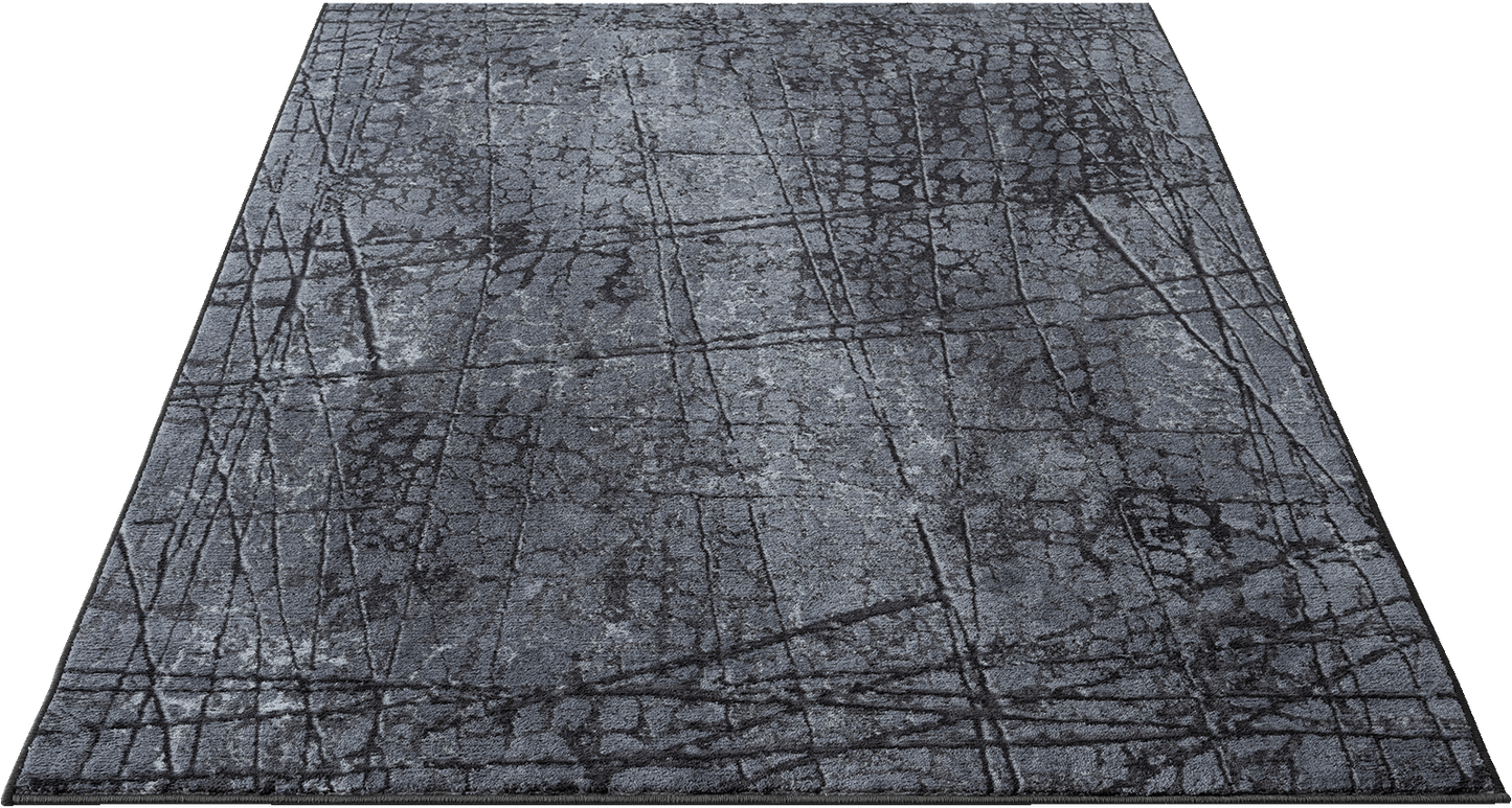 Elis Plus Waschbarer Teppich 6500 96-Anthracite