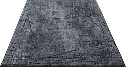 Elis Plus Waschbarer Teppich 6500 96-Anthracite