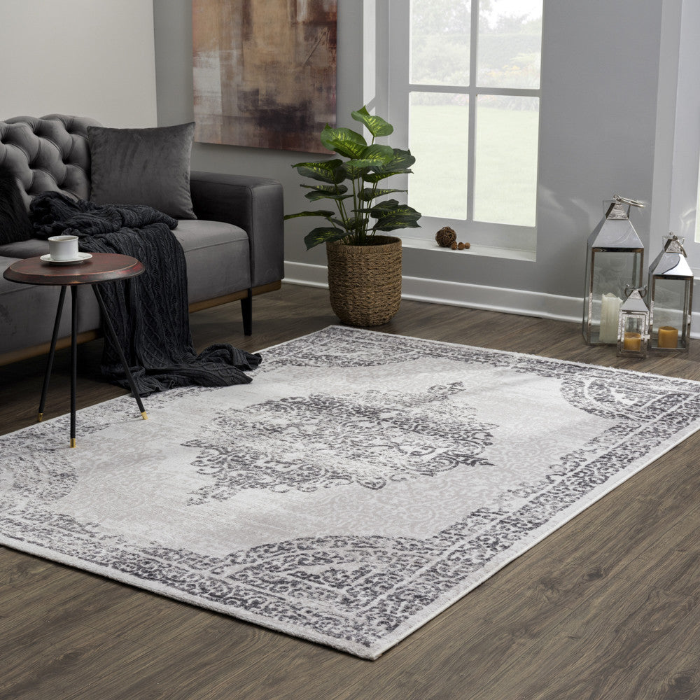 Teppich Evra 7002-Light Gray