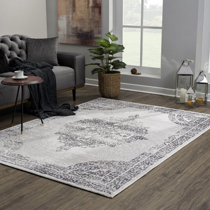 Teppich Evra 7002-Light Gray