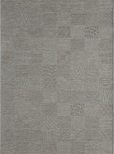 Ottowa | Grau-Beige | Moderner In-& Outdoor Teppich