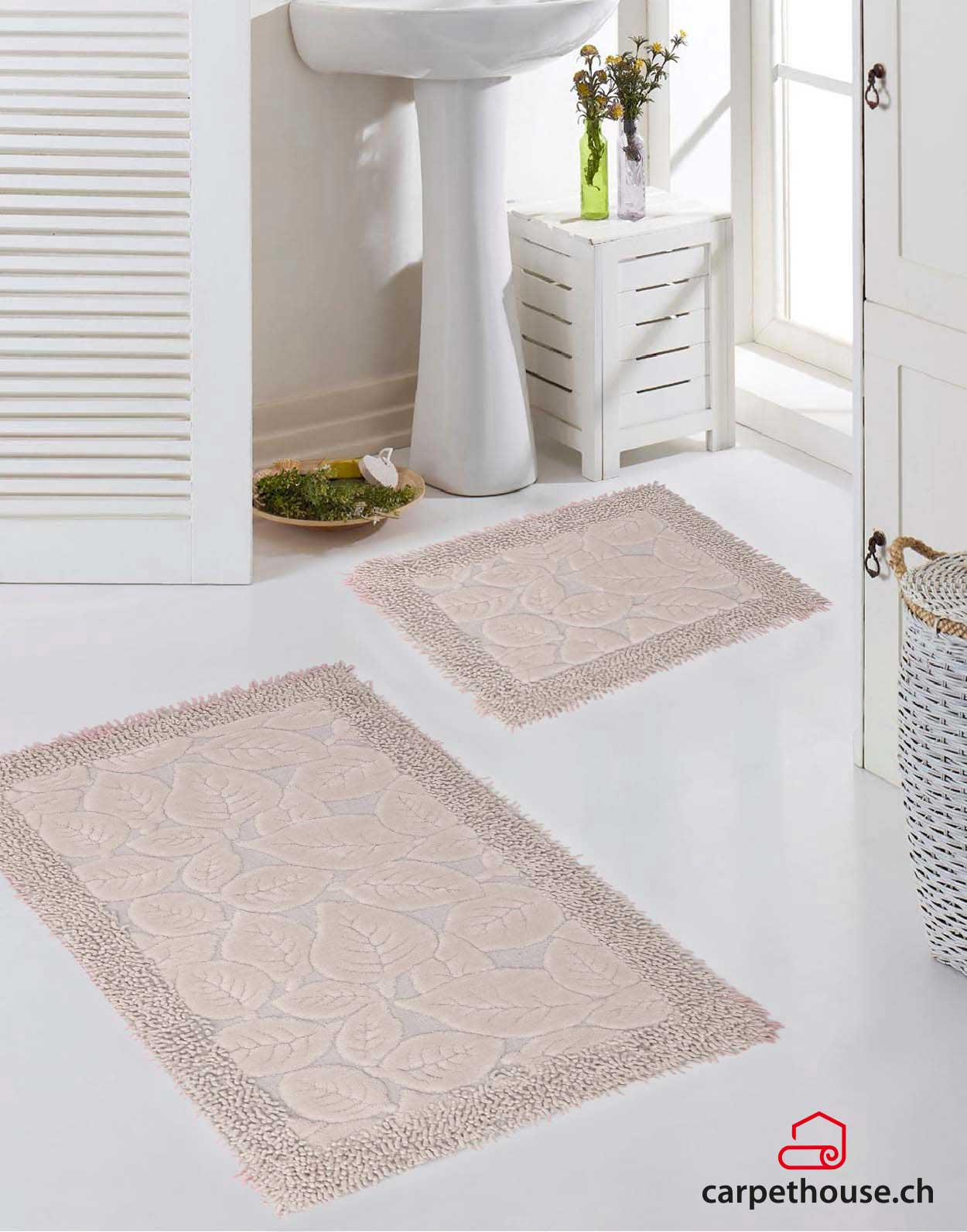 BADEMATTE 2ER, 1174 Rose