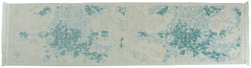 Teppich Abiye 5825 Türkis | Moderner Hoch-Tief Teppich – Carpethouse