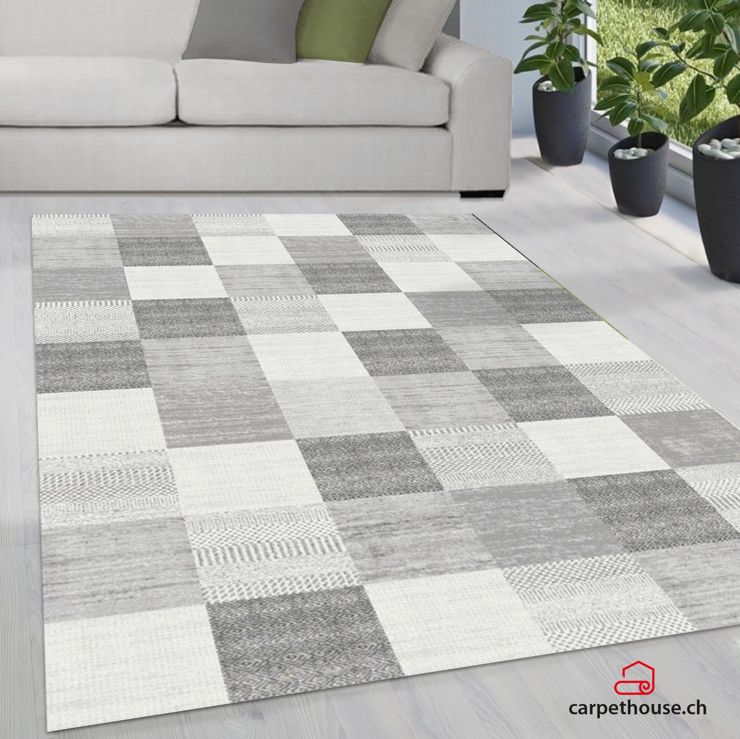 Teppich Milano 1452 95-Grey