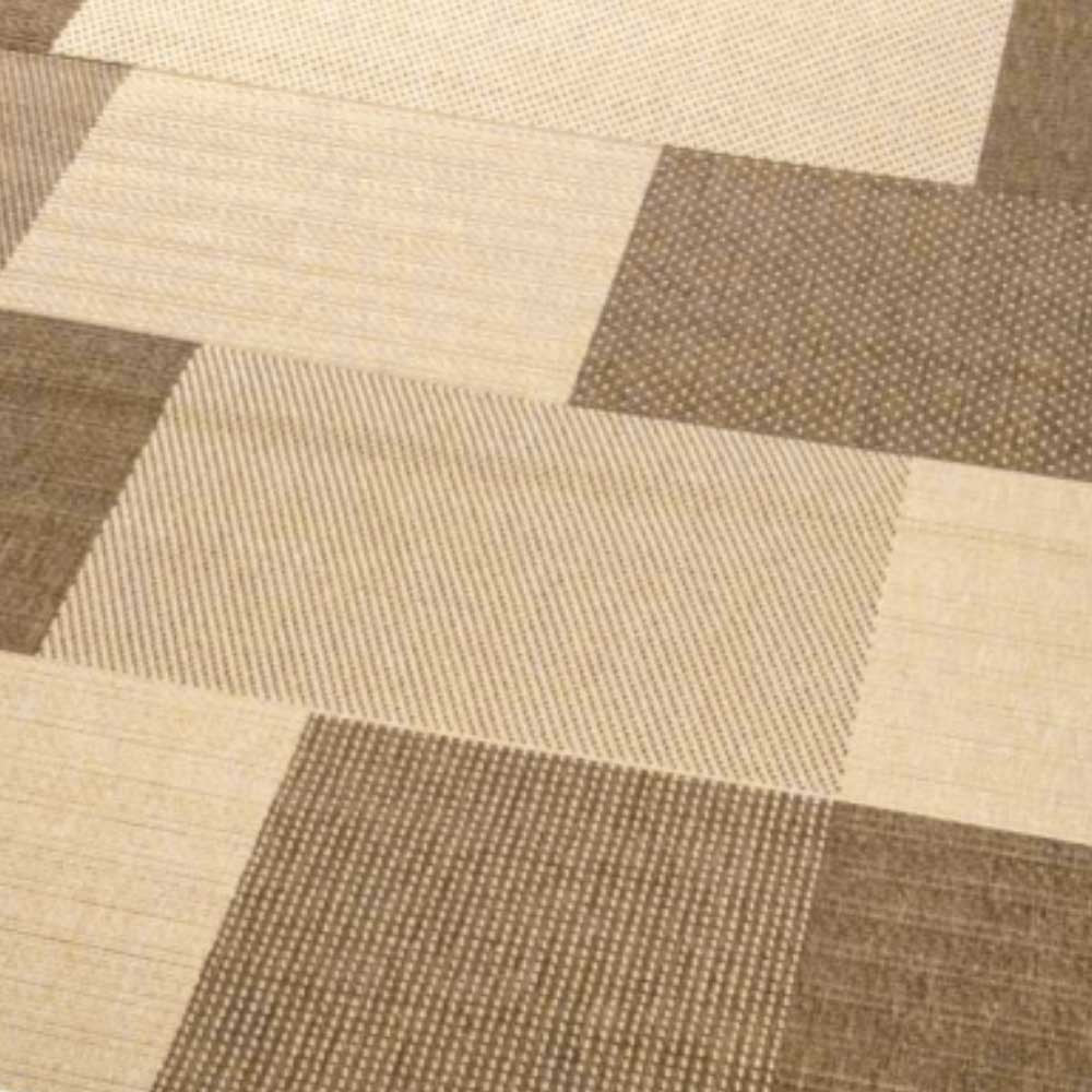 Indoor & Outdoor Kurzflorteppich Brown Beige – Maestro