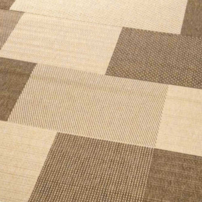Indoor & Outdoor Kurzflorteppich Brown Beige – Maestro
