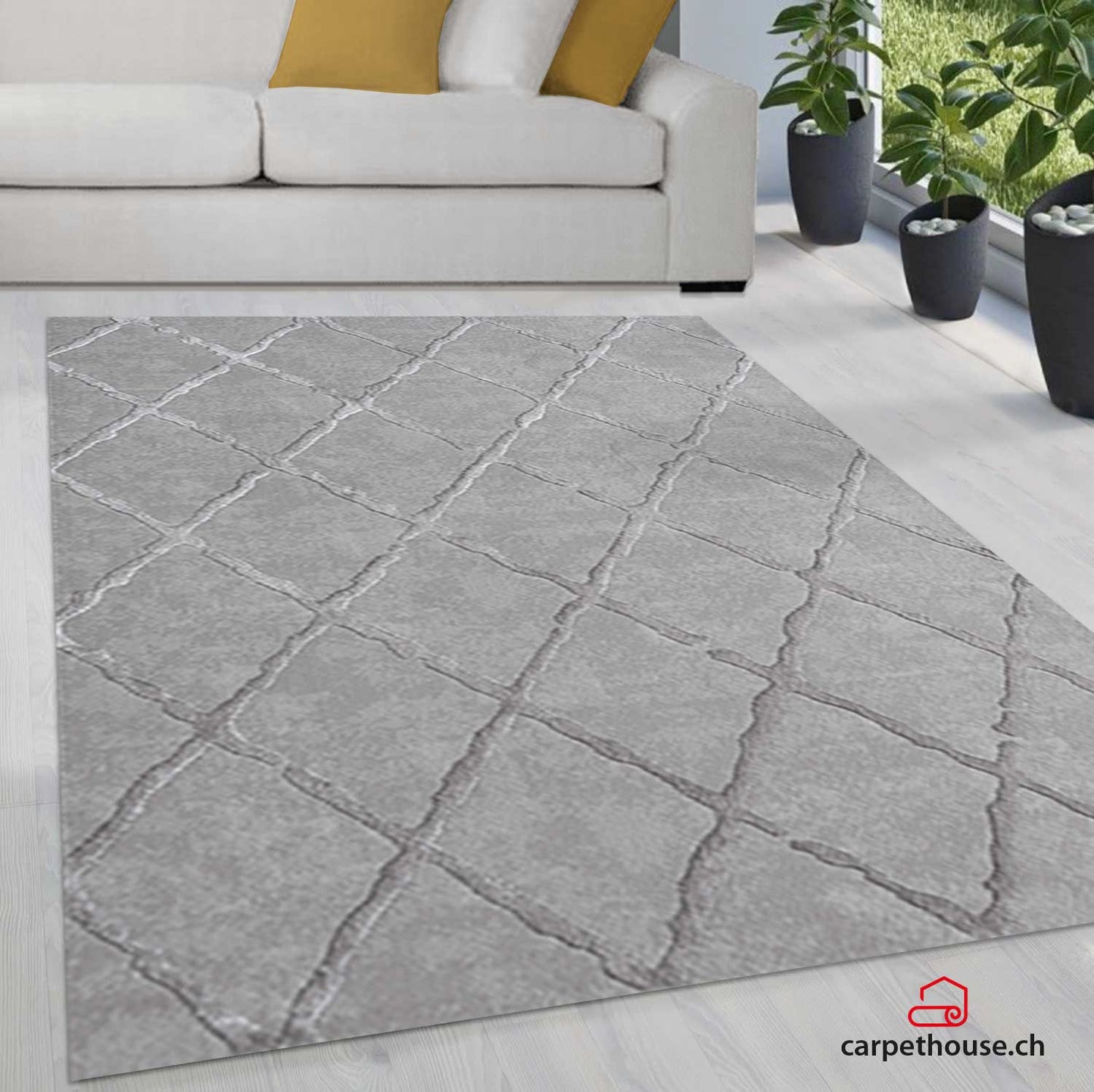 Teppich Studio 28263 95-Grey