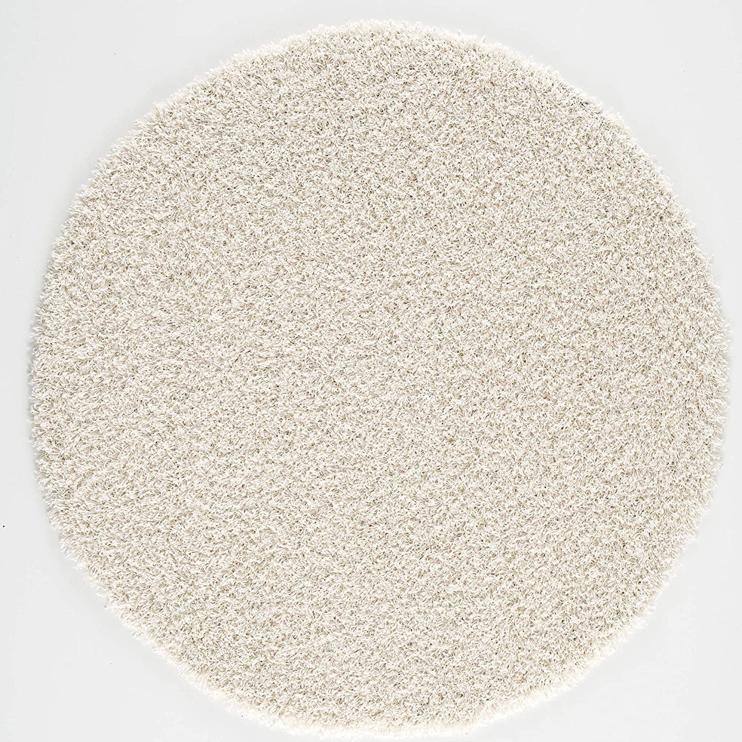 Loca New | Cream | Hochflorteppich | rund