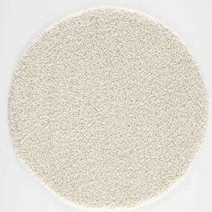 Loca New | Cream | Hochflorteppich | rund