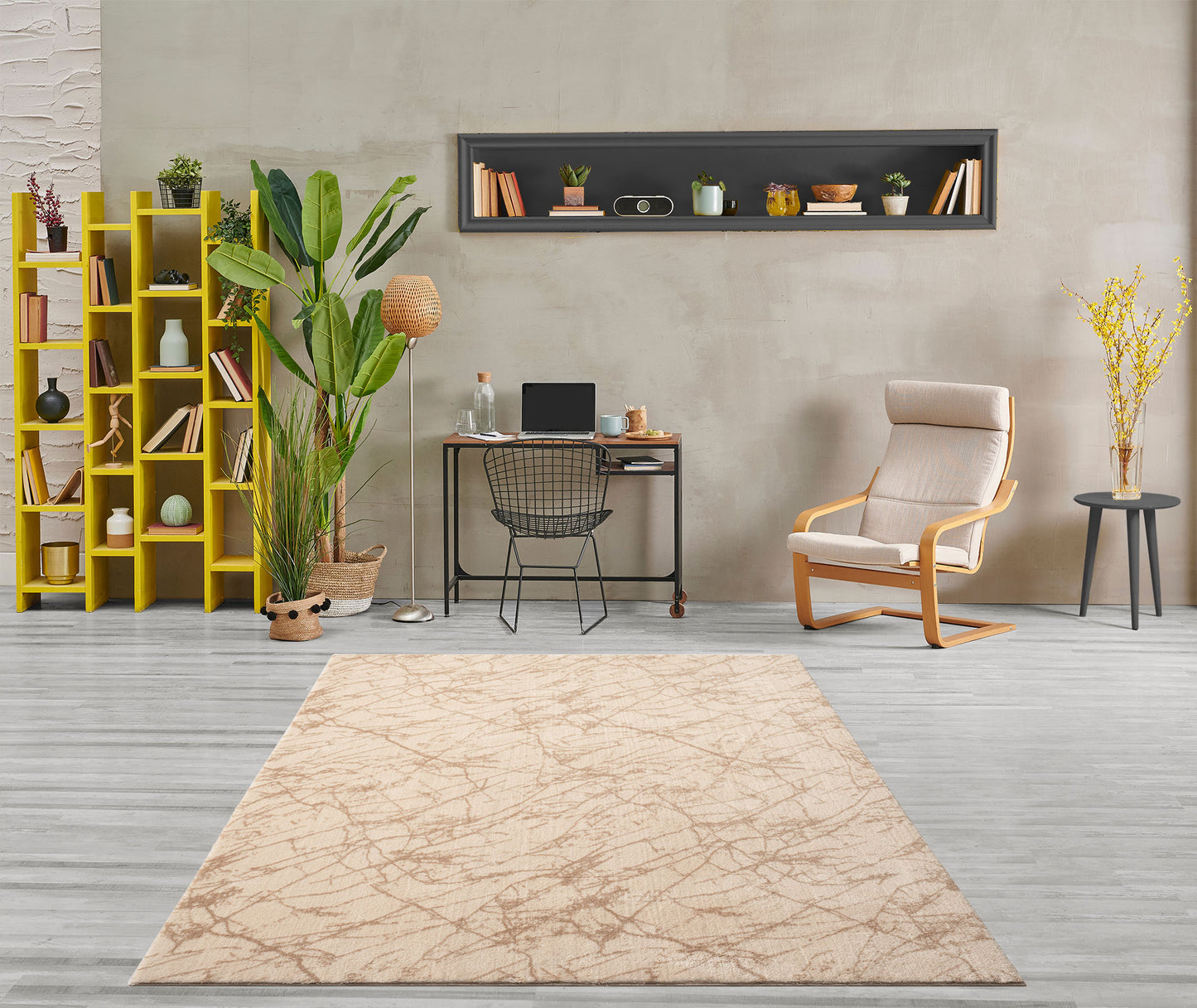 Teppich Hochflor Loft Edition 36 760-Beige