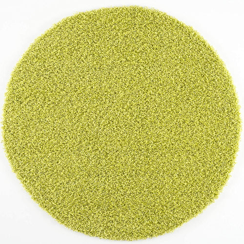 Loca New | Hellgrün | Hochflorteppich | rund