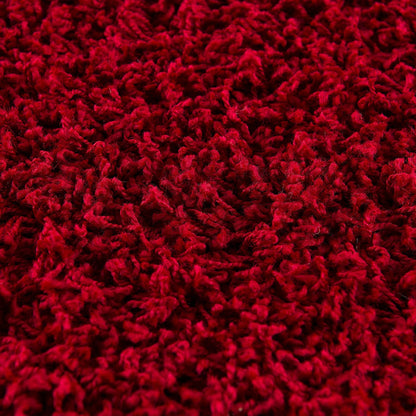 Loca New | Rot | Hochflorteppich | rund