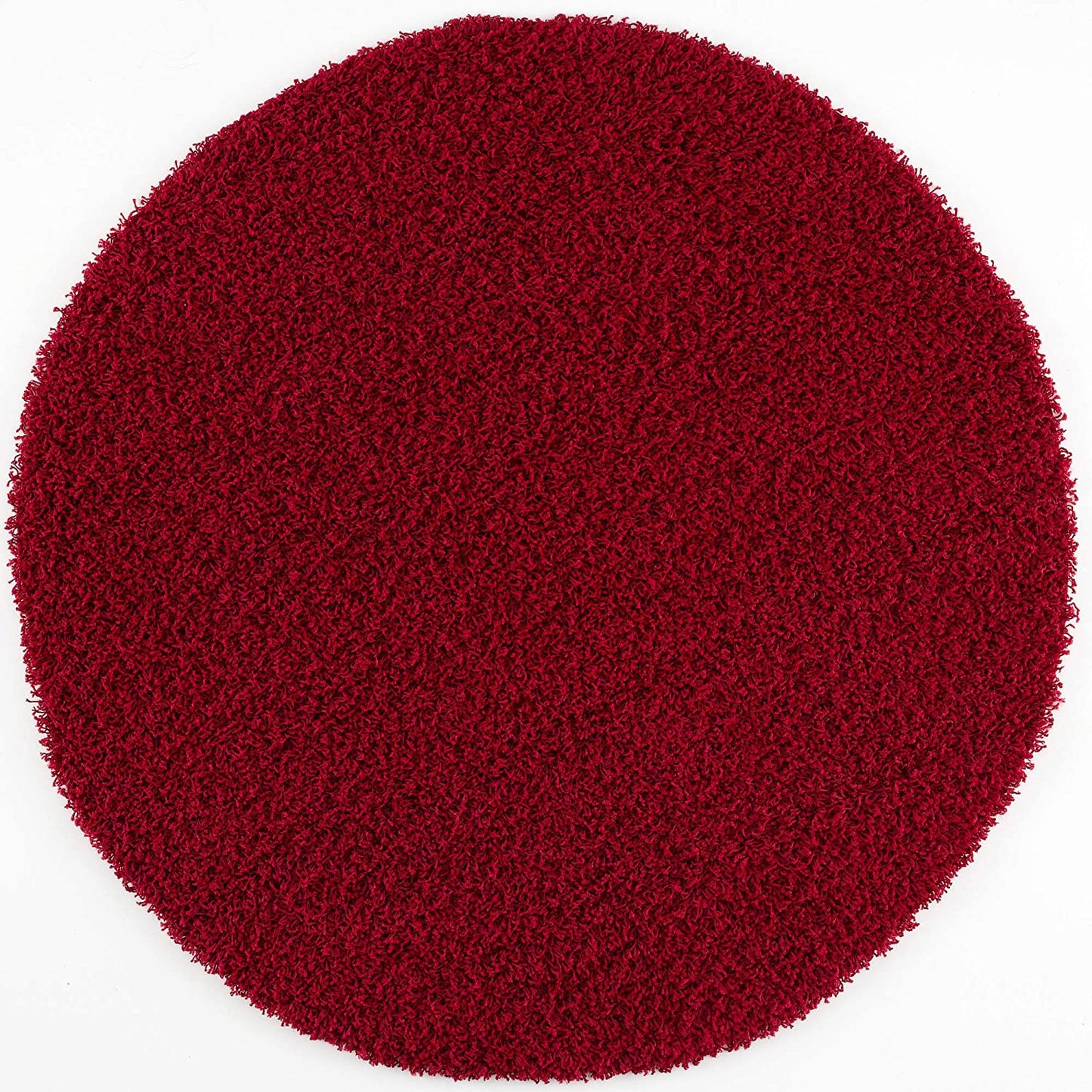 Loca New | Rot | Hochflorteppich | rund