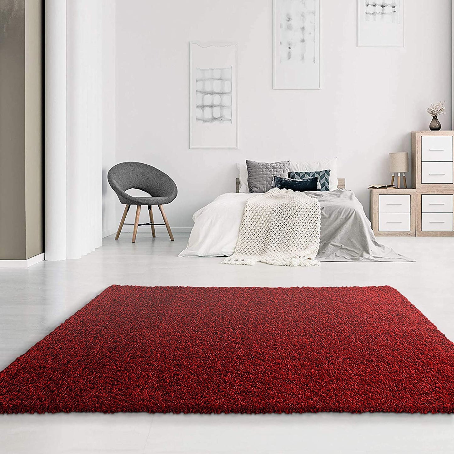 Teppich Loca in Rot