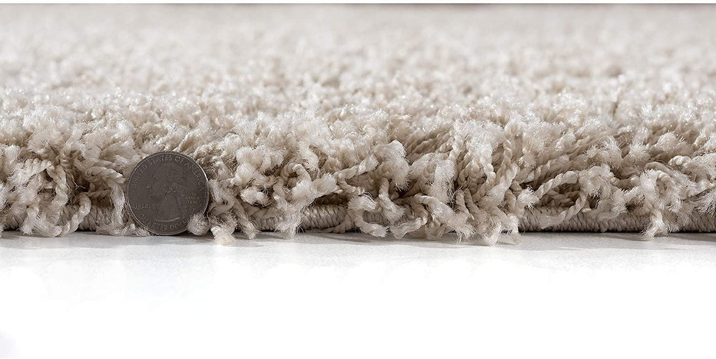 Loca New | Beige | Hochflorteppich